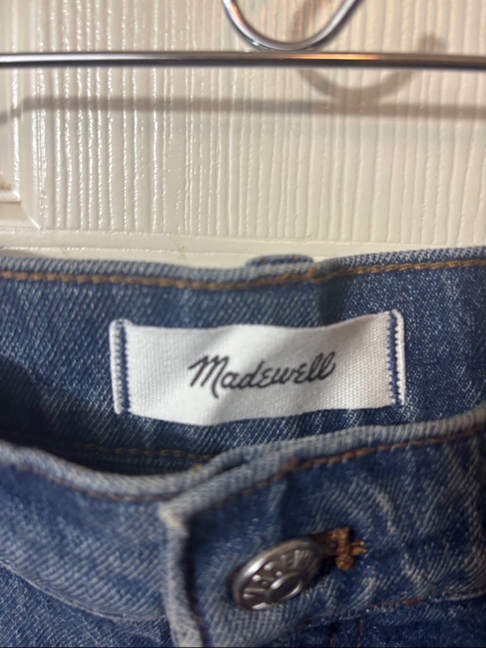 Madewell Perfect Vintage Wide-Leg Blue Jeans NWT - Picture 5 of 10